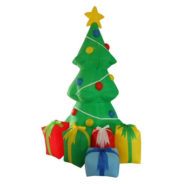 What are some stores that sell inflatable Christmas decorations?